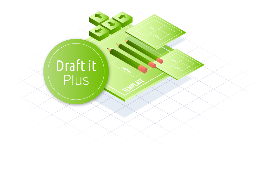 Draft it Plus CAD software logo