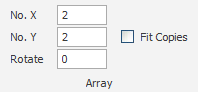 Rectangular Array options