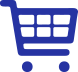 Dark blue shopping cart icon