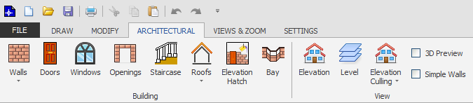 Draft it architectural user interface example image