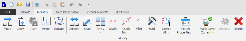 Draft it free cad software user interface example image