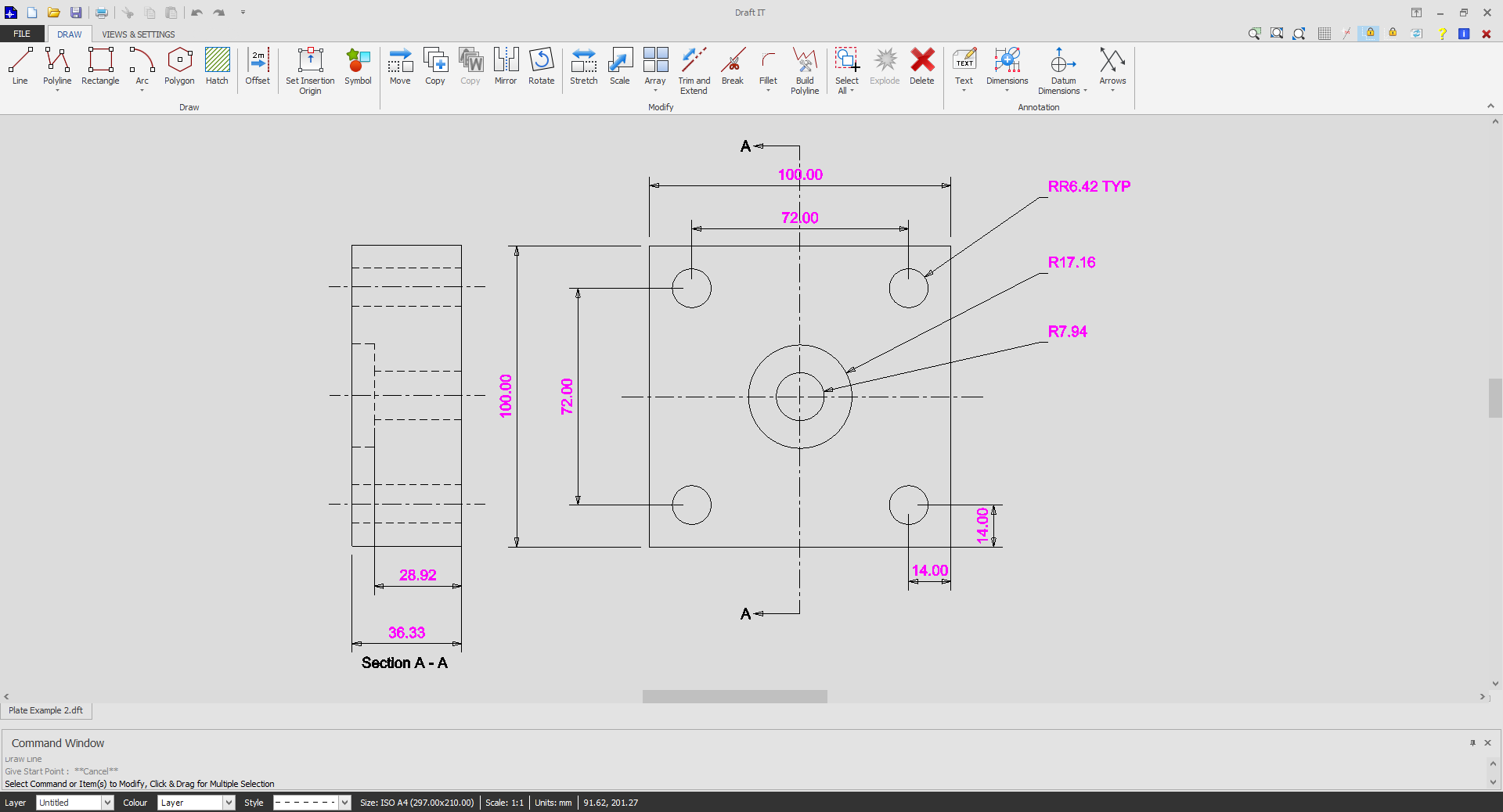 Screen shot of Draft it Pro V5