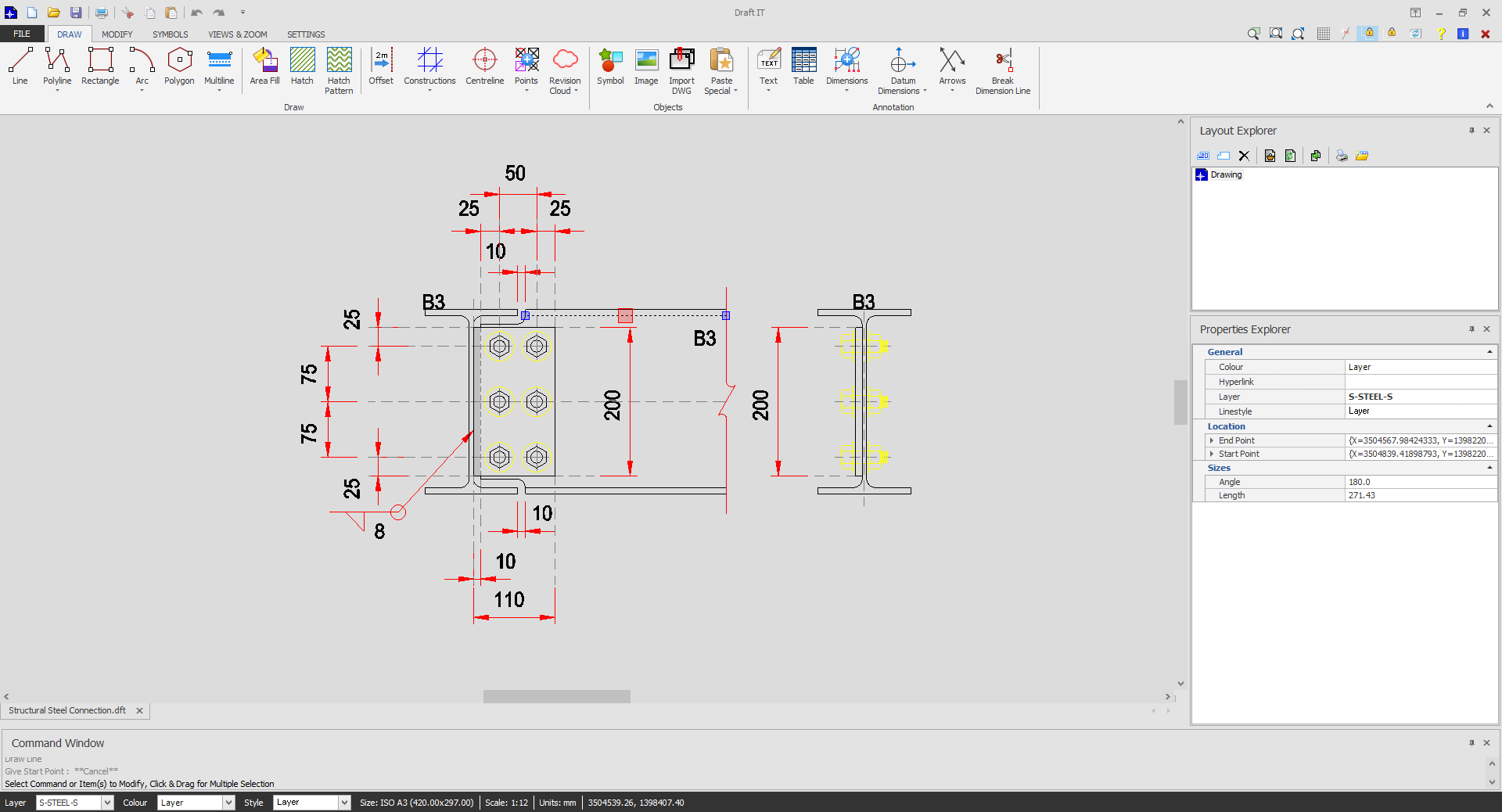 Screen shot of Draft it Pro V5