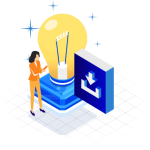 Support and downloads logo