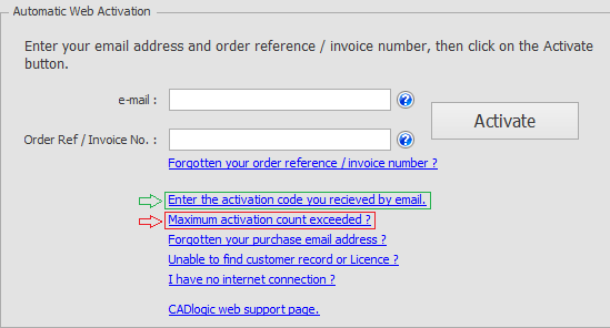 Software activation problem example image number twelve