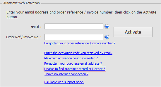 Software activation problem example image number seventeen