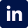 Linkedin logo with dark blue background