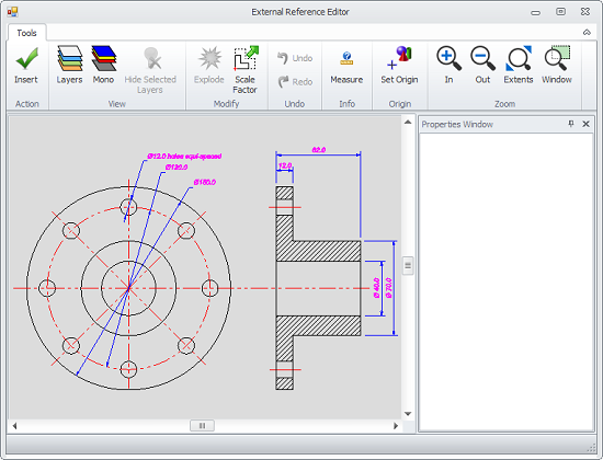 external reference editor