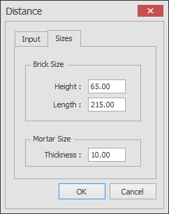 arrow key architectural sizes