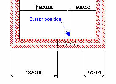 Opening dimension side example 1