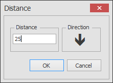 down arrow input box 25