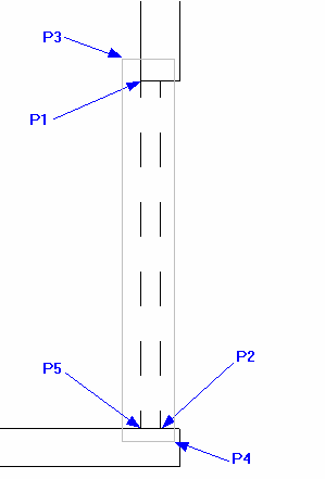 door closed outline