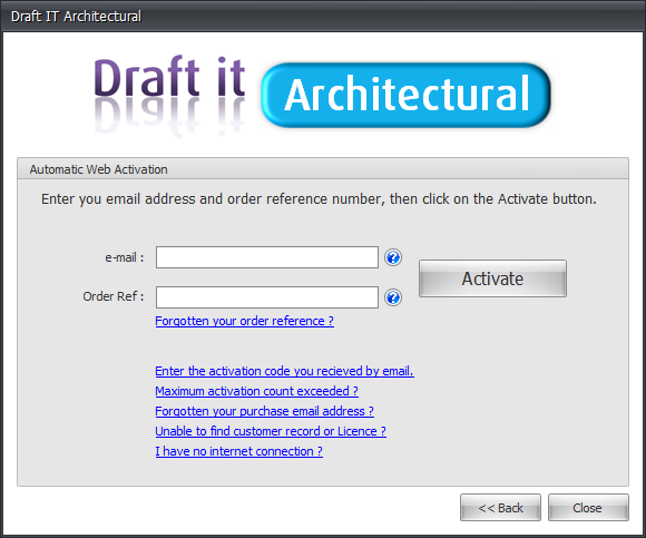 Draft it Architectural web activation example image