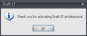Thank you for activating Draft it Architectural image.