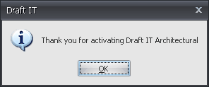 Thank you for activating draft it Architectural example image