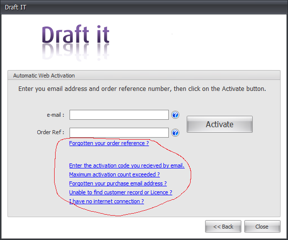 Software activation problem example image number sixteen