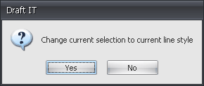 change linestyle message