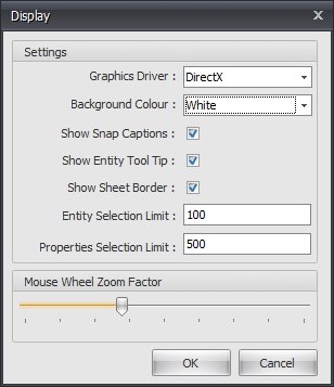 display dialog box