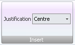 Opening justification option
