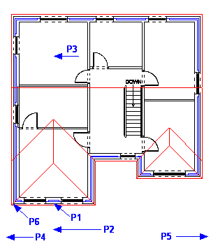 second floor elevation pick points