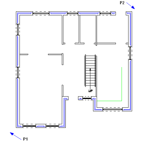 select ground floor walls