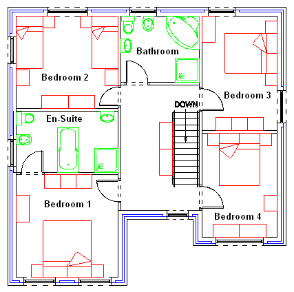First Floor Furniture layout