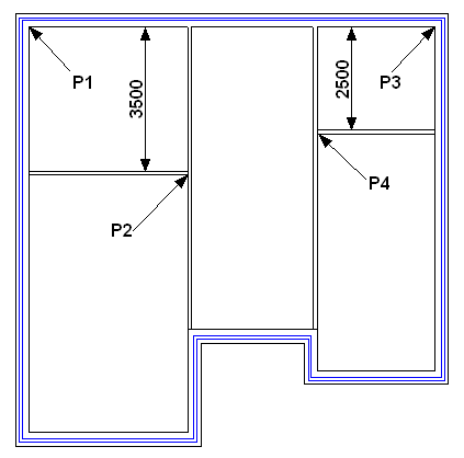 internal walls 3 & 4