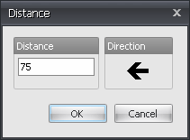 left arrow input box 75