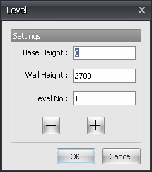 Level dialog box example 1