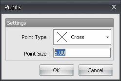 Points dialog box