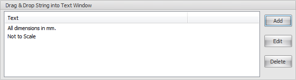 text presets