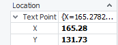 properties explorer co-ordinates