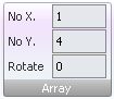 rectangular array options
