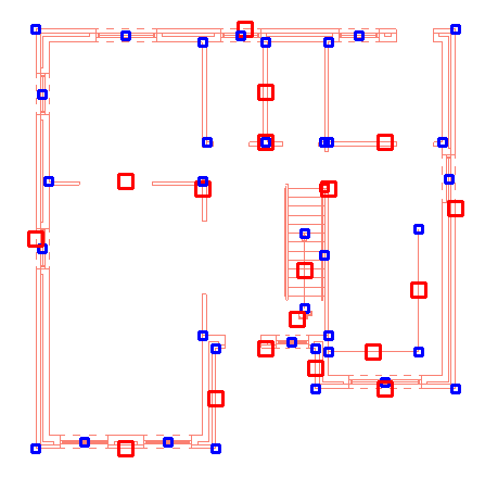 selected ground floor walls