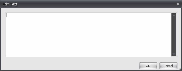 text window