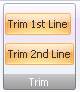 Fillet trim options