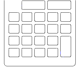 completed button layout